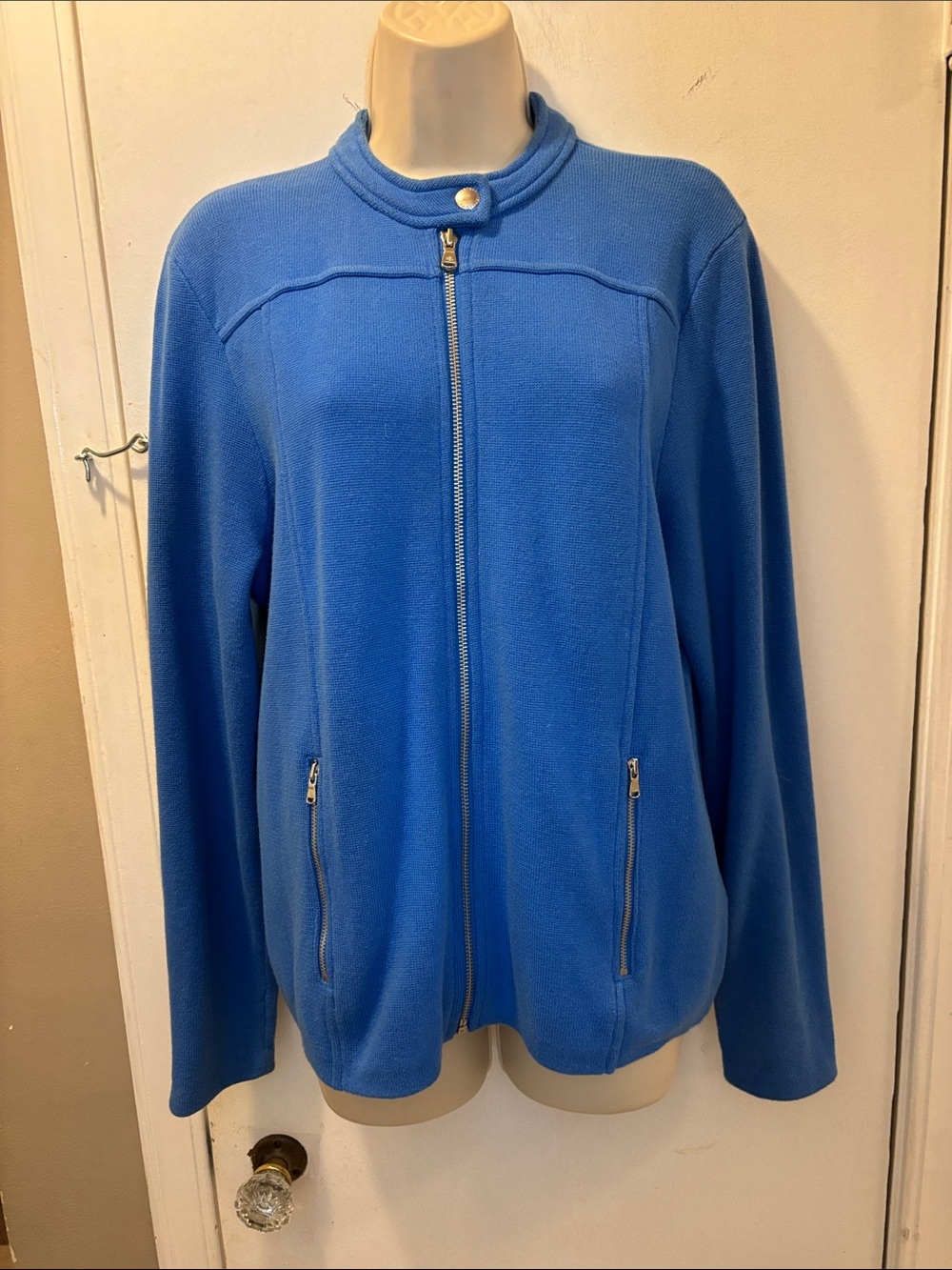 Ralph Lauren XL Full-Zip royal blue cotton Jacket 26-140